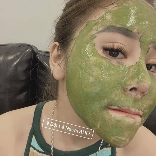Review Bột Lá Neem Hình Ảnh Chị Em Khi Dùng