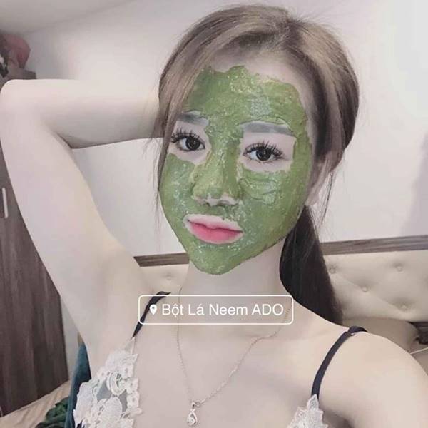 Review Bột Lá Neem Hình Ảnh Chị Em Khi Dùng