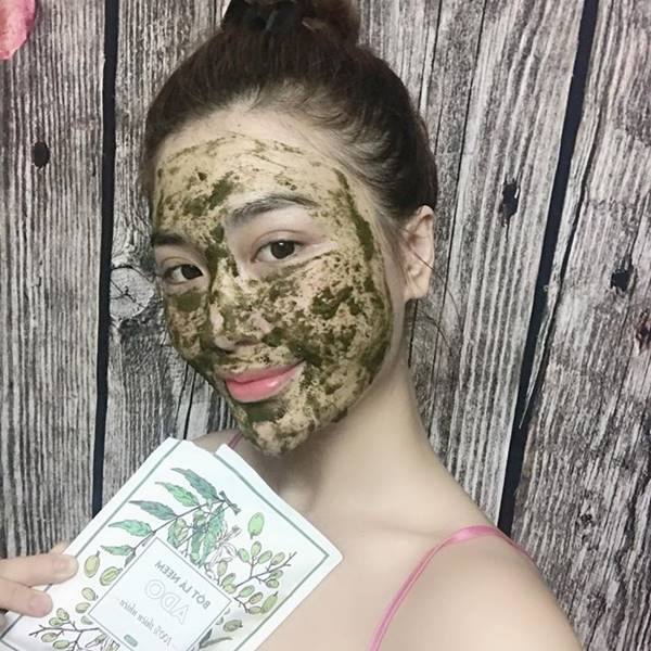 Review Bột Lá Neem Hình Ảnh Chị Em Khi Dùng