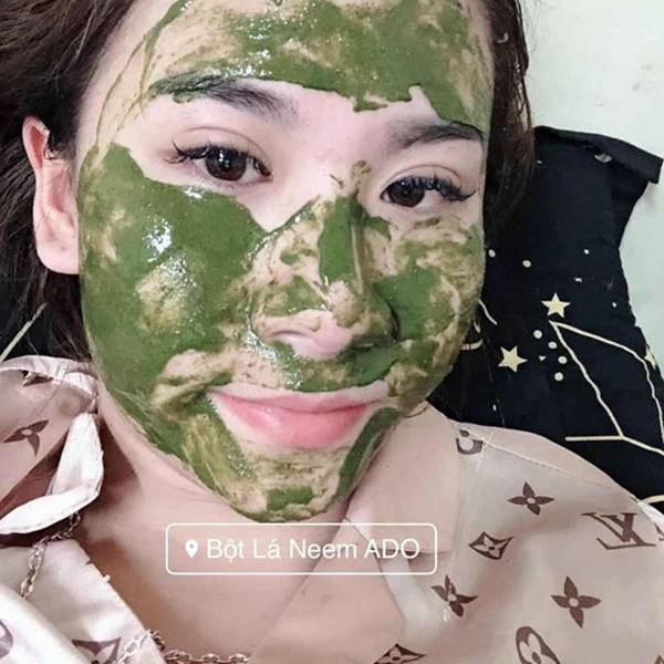 Review Bột Lá Neem Hình Ảnh Chị Em Khi Dùng