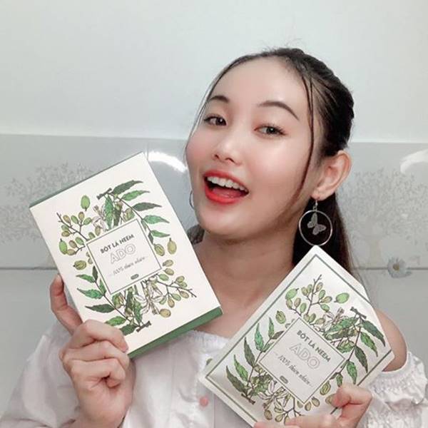 Review Bột Lá Neem Hình Ảnh Chị Em Khi Dùng